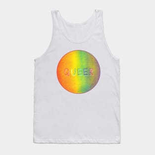 Queer Rainbow Patch Tank Top